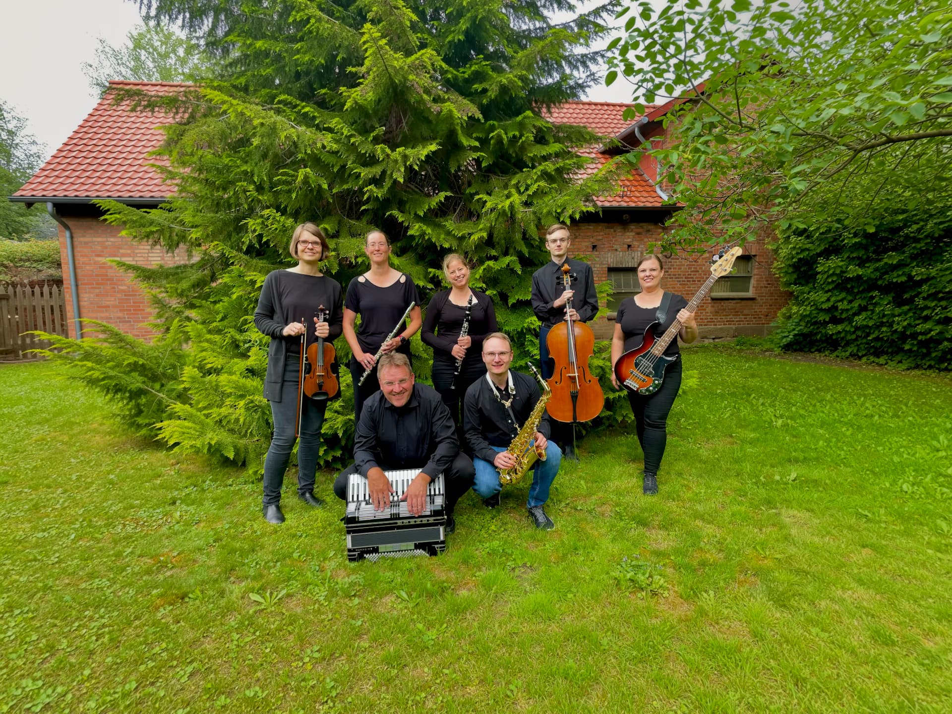 Das Orchester Andantino Göttingen e.V. mit seinen Instrumenten